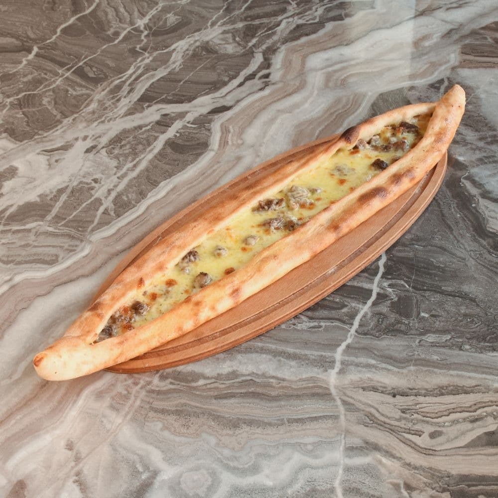 Sautéed Meat & Cheese Pide