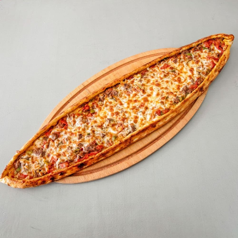 Diced Meat & Cheese Pide