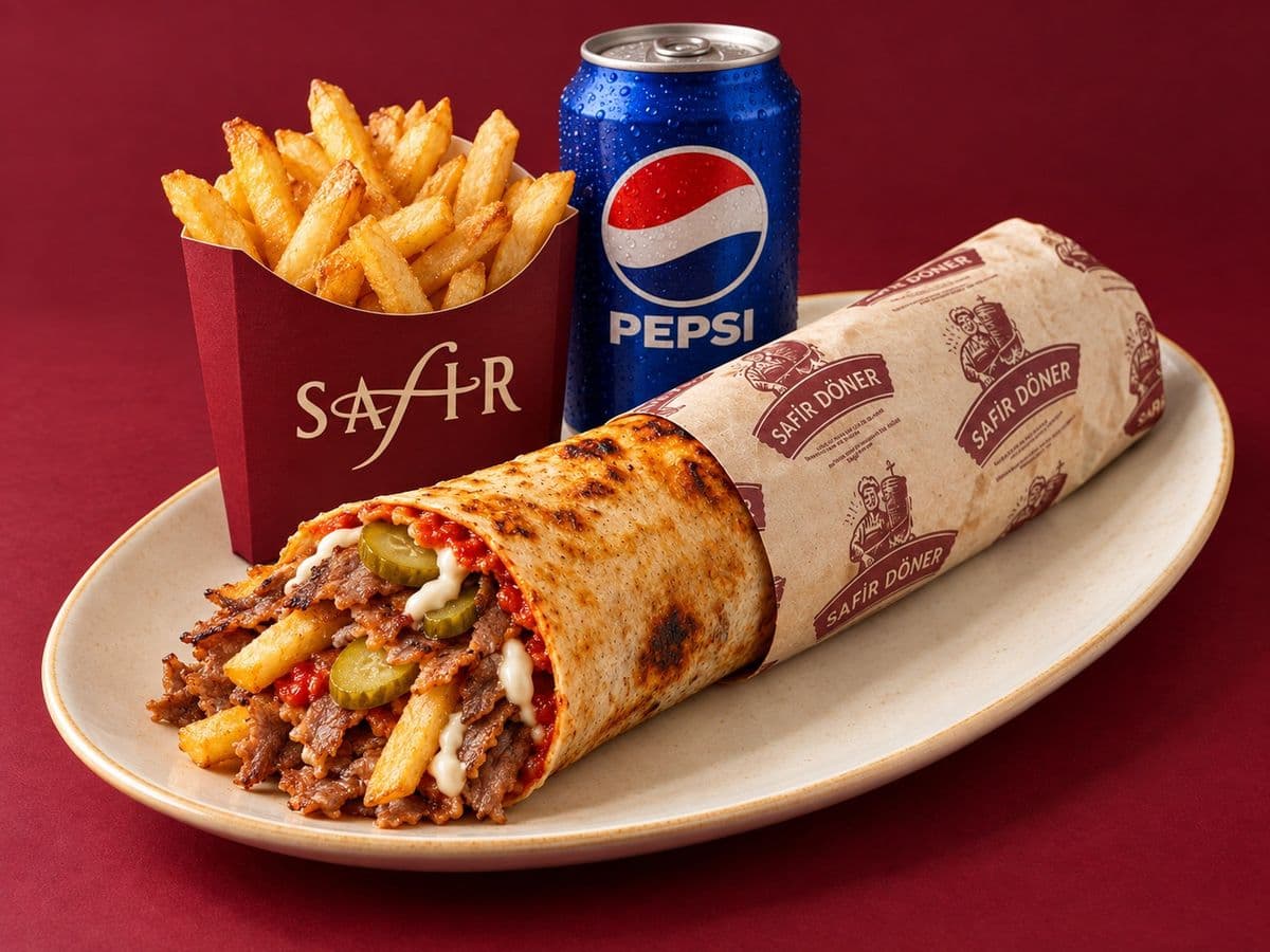 Beef Doner Wrap Meal