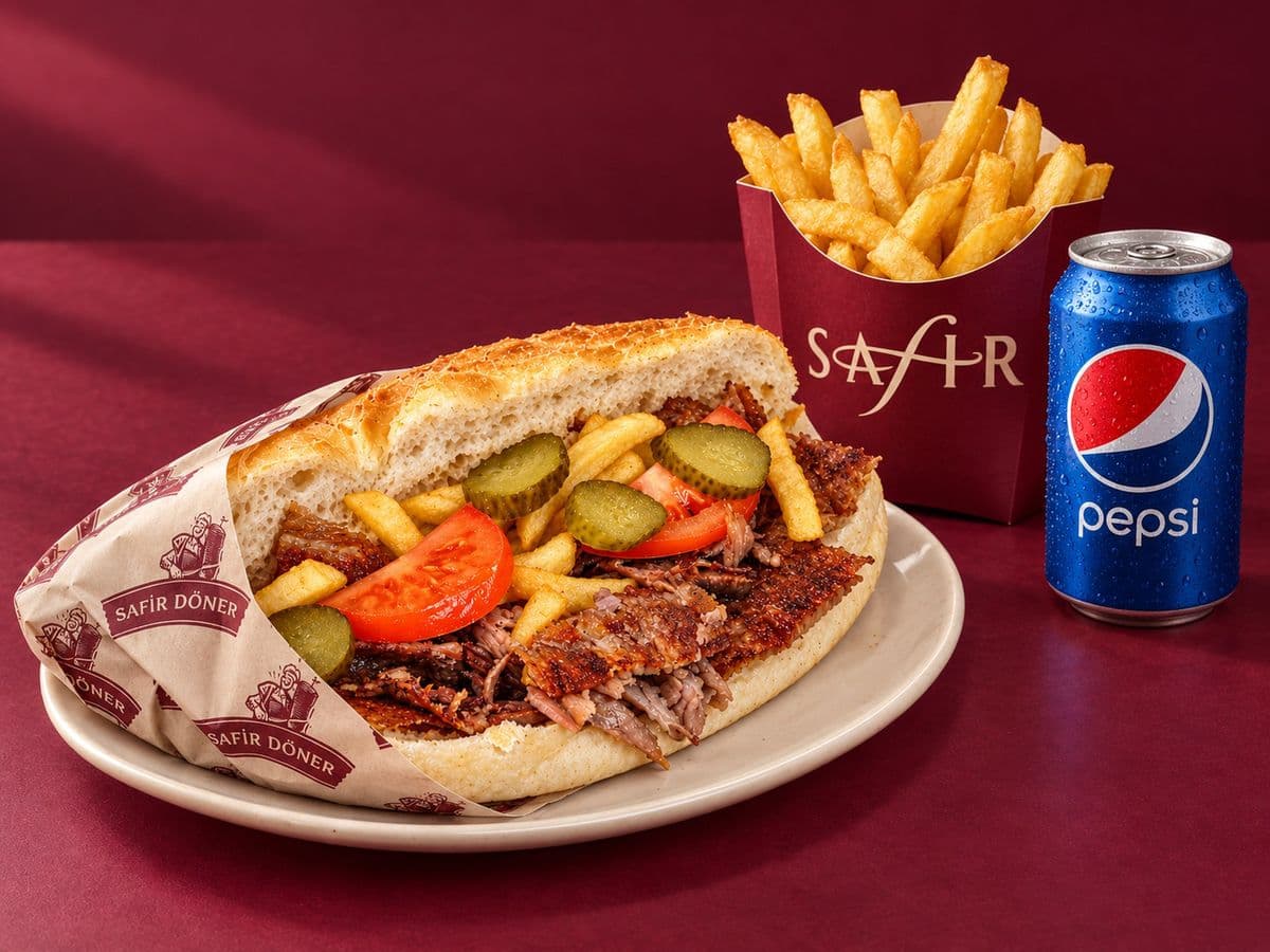 Ekmek Arası Et Döner Menü
