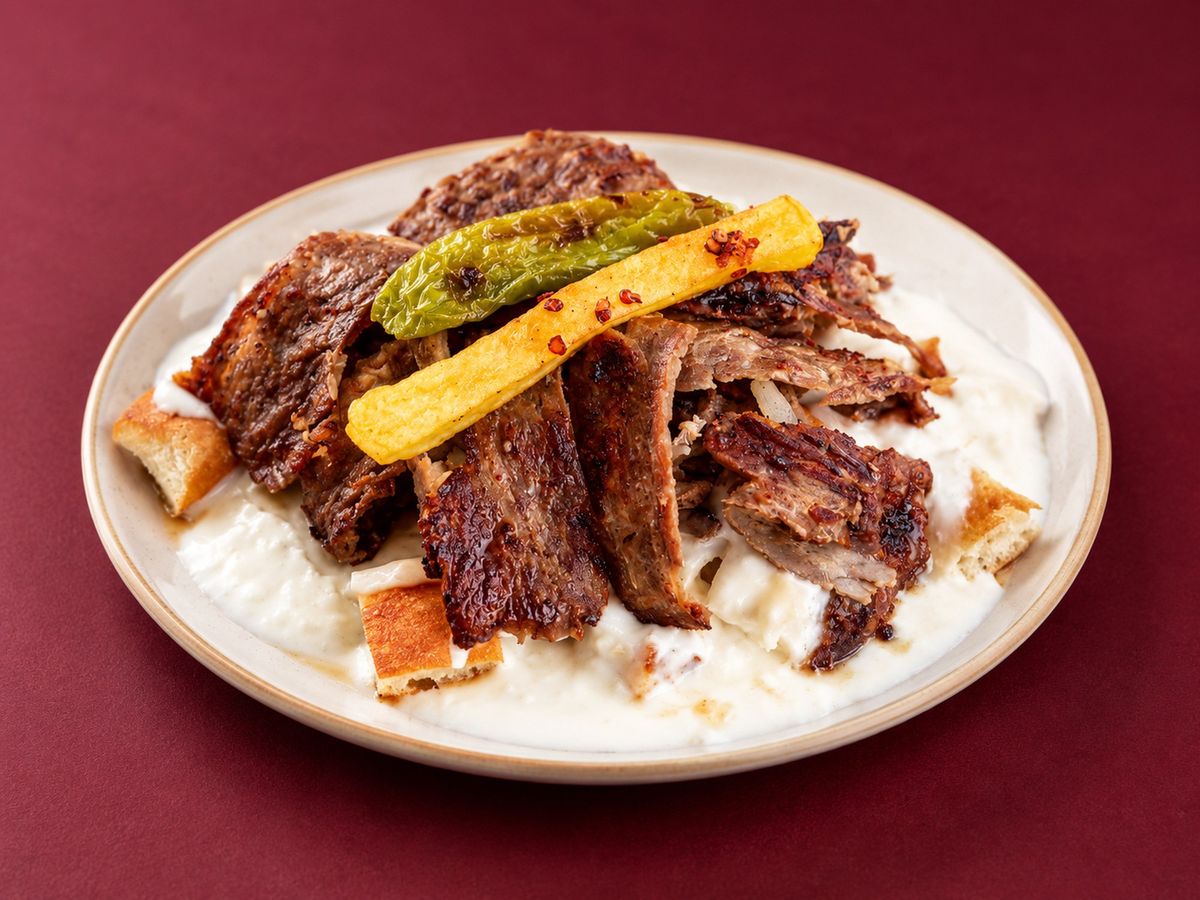 Beef doner with yogurt