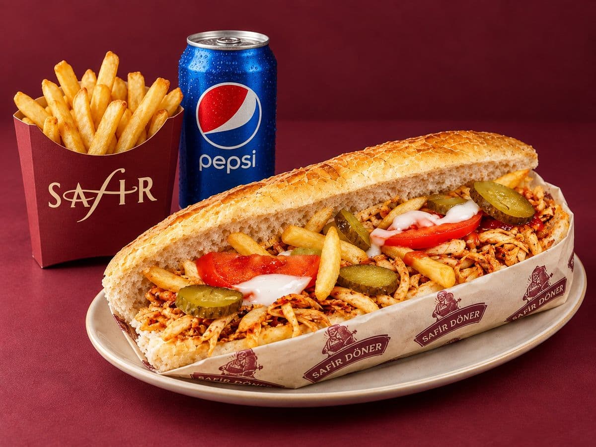 Chicken Doner Sandwich Meal