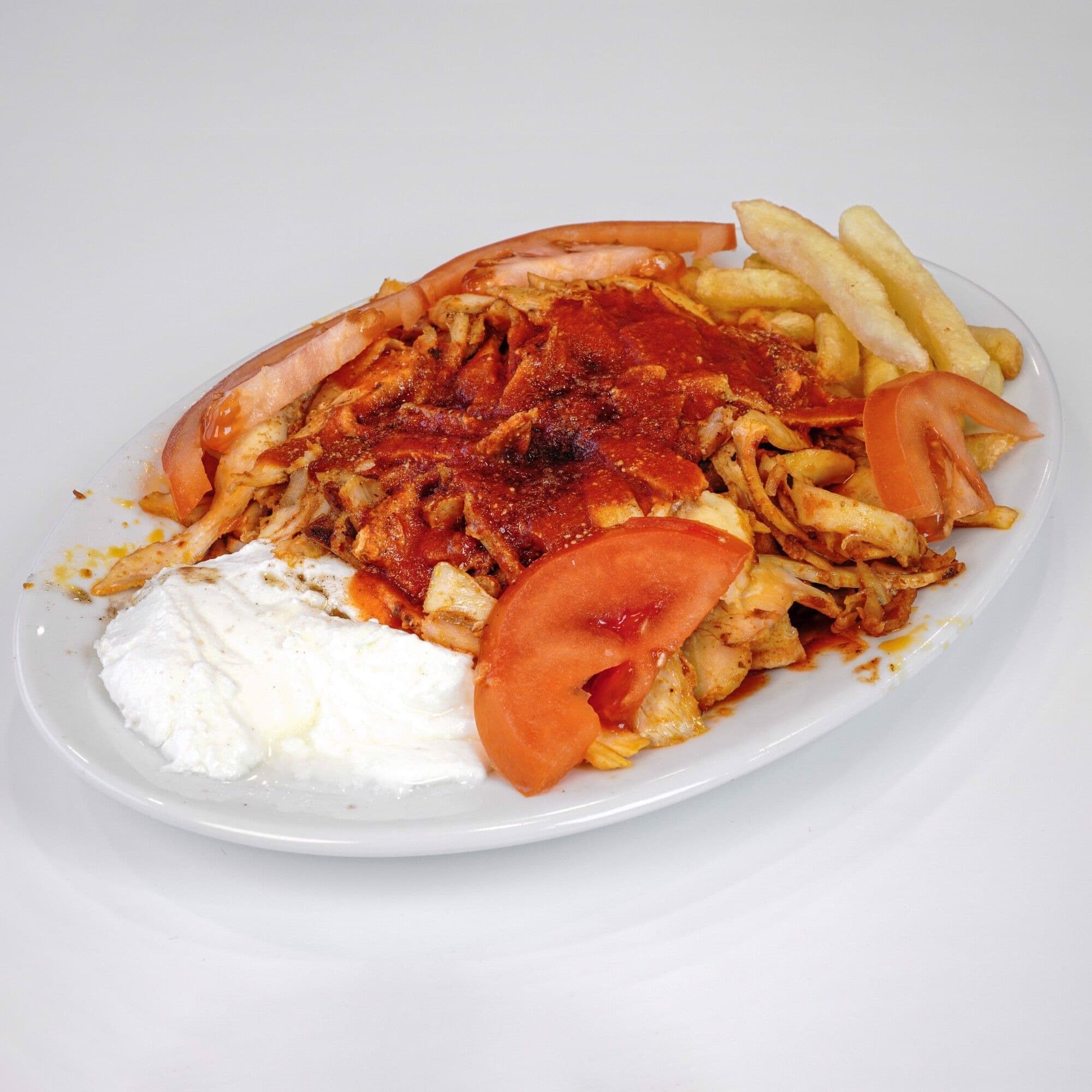 Iskender (Chicken Doner)